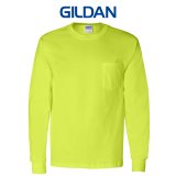  【GILDAN】ギルダン｜6.0ozウルトラコットン L/S Ｔシャツ(ポケット付)