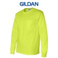 画像3:  【GILDAN】ギルダン｜6.0ozウルトラコットン L/S Ｔシャツ(ポケット付)