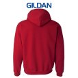 画像2:  【GILDAN】ギルダン｜8.0oz P/Oパーカ(裏起毛） (2)