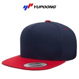 【YUPOONG】ユーポン｜5パネル クラシックスナップバックキャップ(2トーン)