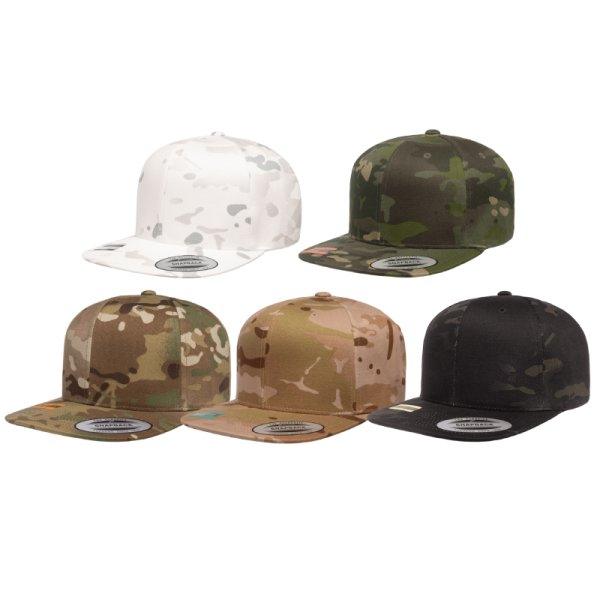 画像6: 【YUPOONG】ユーポン｜6パネル クラシックマルチカム スナップバックキャップ