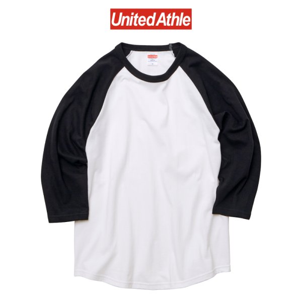 画像1: 【United Athle】ユナイテッドアスレ｜5.6オンス ラグラン 3/4スリーブ Tシャツ