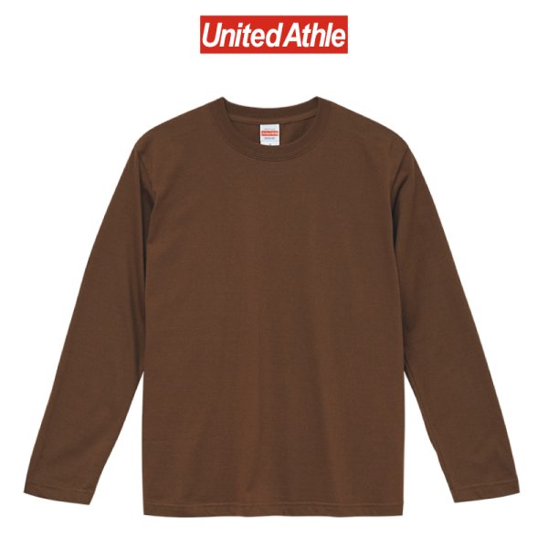 画像1: 【United Athle】ユナイテッドアスレ｜5.6オンス　ロングスリーブ Ｔシャツ（リブ無し）