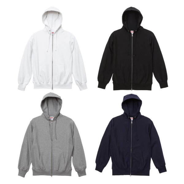 画像9: 【United Athle】ユナイテッドアスレ|12.0オンス ヘヴィーウェイト スウェット フルジップ パーカ (裏起毛)