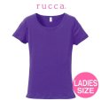画像1: 【rucca】ルッカ　6.2オンス CVC フライス Tシャツ (1)