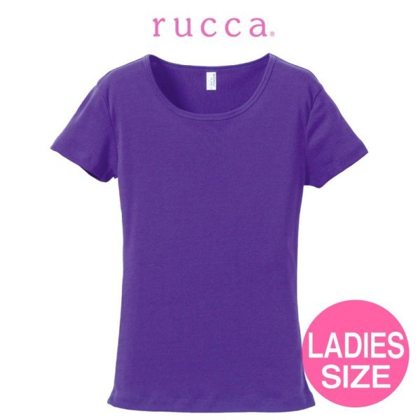 画像1: 【rucca】ルッカ　6.2オンス CVC フライス Tシャツ