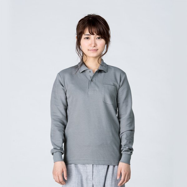 画像7: 【Printstar】プリントスター 5.8オンス T/C長袖ポロシャツ(ポケット付)
