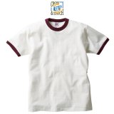 【CROSS STITCH】クロススティッチ　6.2oz オープンエンド マックスウェイト リンガーTシャツ