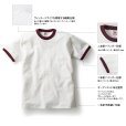 画像3: 【CROSS STITCH】クロススティッチ　6.2oz オープンエンド マックスウェイト リンガーTシャツ (3)