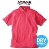 【BEES BEAM】ビーズビーム　4.0oz ファンクショナル ドライ BD ポロシャツ