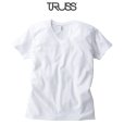 画像1: 【TRUSS】トラス | 4.3oz スリムフィット VネックTシャツ (1)