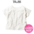 画像1: 【TRUSS】トラス | 4.3oz ウィメンズ ドルマン Tシャツ (1)