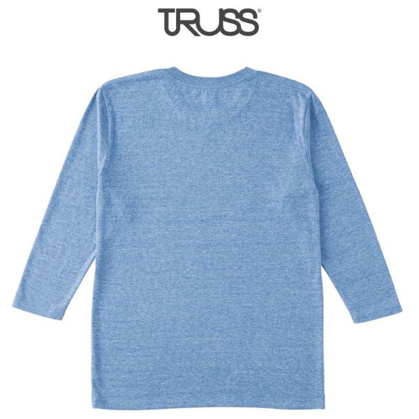 画像2: 【TRUSS】トラス | 4.4oz トライブレンド 3/4スリーブTシャツ