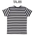 画像2: 【TRUSS】トラス | 4.3oz ボーダー Tシャツ (2)