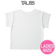画像2: 【TRUSS】トラス | 3.8oz ウィメンズ ロールアップ Tシャツ (2)