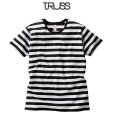 画像1: 【TRUSS】トラス | 4.3oz ボーダー Tシャツ (1)