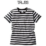 【TRUSS】トラス | 4.3oz ボーダー Tシャツ
