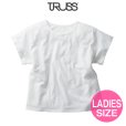 画像1: 【TRUSS】トラス | 3.8oz ウィメンズ ロールアップ Tシャツ (1)