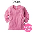 画像1: 【TRUSS】トラス | 4.4oz トライブレンド 3/4スリーブTシャツ（レディース） (1)