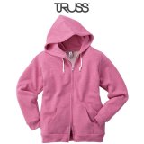 【TRUSS】トラス | 7.1oz トライブレンド ジップパーカ  (裏起毛)　