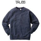 【TRUSS】トラス | 7.1oz トライブレンド クルーネックスウェット (裏起毛)