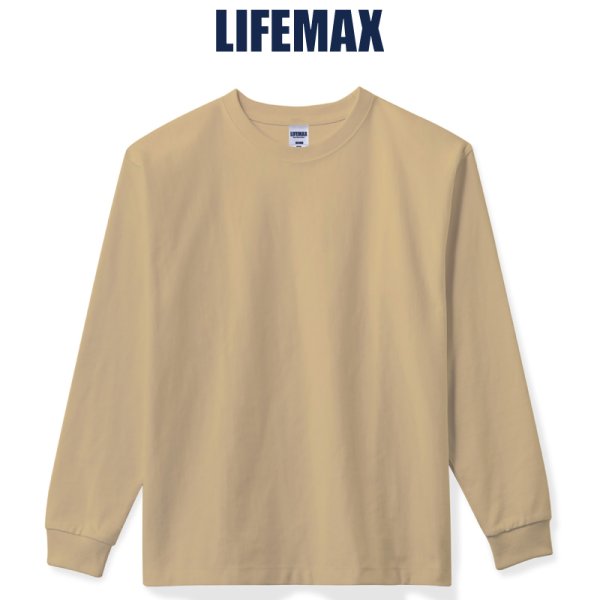 画像1: 【LIFEMAX】ライフマックス | 10.2oz スーパーヘビーウェイトロングスリーブTシャツ