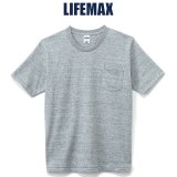 【LIFEMAX】ライフマックス | 7.1oz Tシャツ (ポケット付き)
