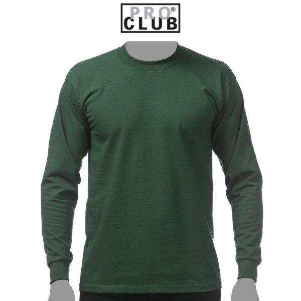 画像1: 【PRO CLUB】プロクラブ｜6.5oz ヘビーウェイト 長袖Ｔシャツ