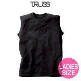 【TRUSS】トラス | 5.3oz ウィメンズノースリーブ Tシャツ [WOS-808]