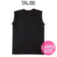 画像2: 【TRUSS】トラス | 5.3oz ウィメンズノースリーブ Tシャツ [WOS-808] (2)