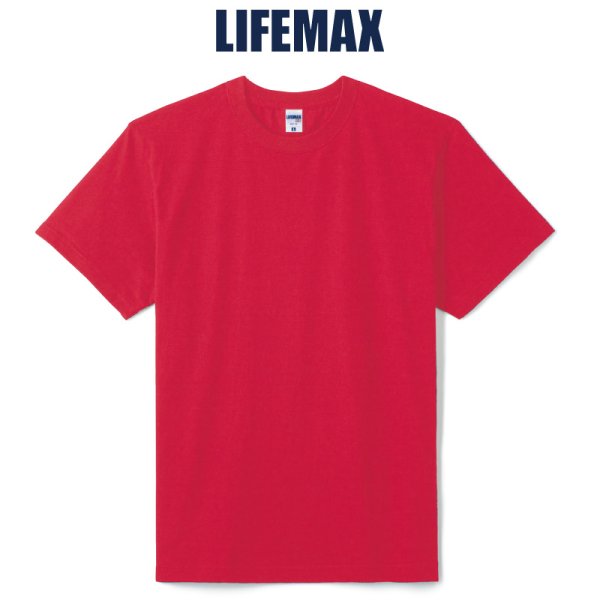 画像1:  【LIFEMAX】ライフマックス | 6.2oz ヘビーウェイトTシャツ(ポリジン加工) 