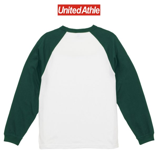 画像2: 【United Athle】ユナイテッドアスレ｜5.6オンス ラグラン ロングスリーブ Tシャツ（1.6インチリブ）