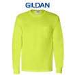 画像1:  【GILDAN】ギルダン｜6.0ozウルトラコットン L/S Ｔシャツ(ポケット付) (1)