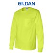 画像3:  【GILDAN】ギルダン｜6.0ozウルトラコットン L/S Ｔシャツ(ポケット付) (3)