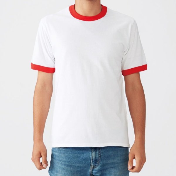 画像2:  【GILDAN】ギルダン|5.3oz アダルトリンガー Tシャツ (2)