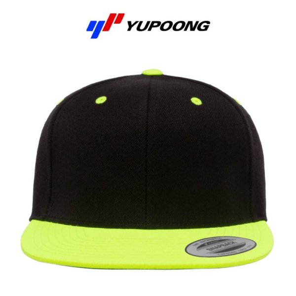 画像2: 【YUPOONG】ユーポン|6パネル クラシックスナップバックキャップ(2トーン) (2)