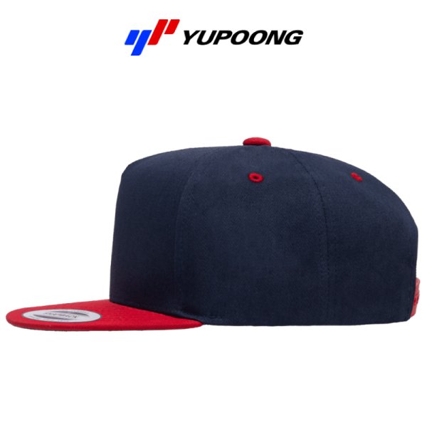 画像4: 【YUPOONG】ユーポン|5パネル クラシックスナップバックキャップ(2トーン) (4)
