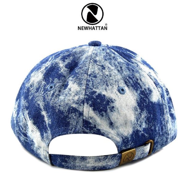 画像3: 【NEWHATTAN】ニューハッタン|タイダイデニムキャップ (3)