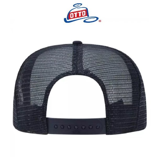 画像2: 【OTTO】オットー|ハイクラウン フラットバイザー 2トーンメッシュキャップ (2)