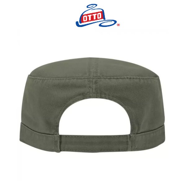 画像2: 【OTTO】オットー|ウォッシュド コットンツイル ミリタリーキャップ(LOW) (2)
