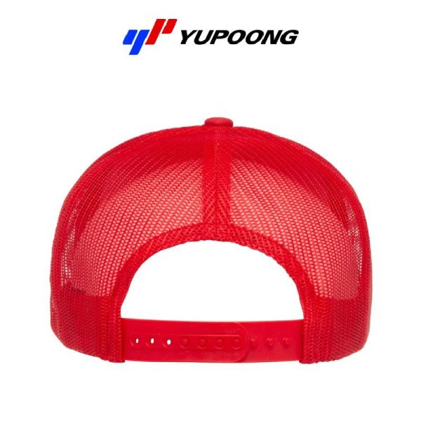 画像4: 【YUPOONG】ユーポン|5パネルクラシックトラッカーキャップ(ソリッド) (4)