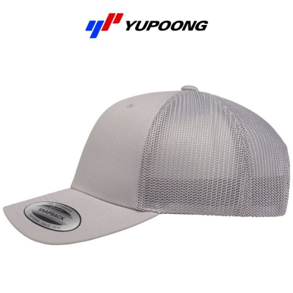 画像3: 【YUPOONG】ユーポン｜6パネル レトロトラッカーキャップ(ソリッド) (3)