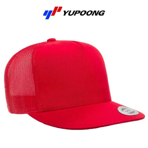 画像5: 【YUPOONG】ユーポン|5パネルクラシックトラッカーキャップ(ソリッド) (5)