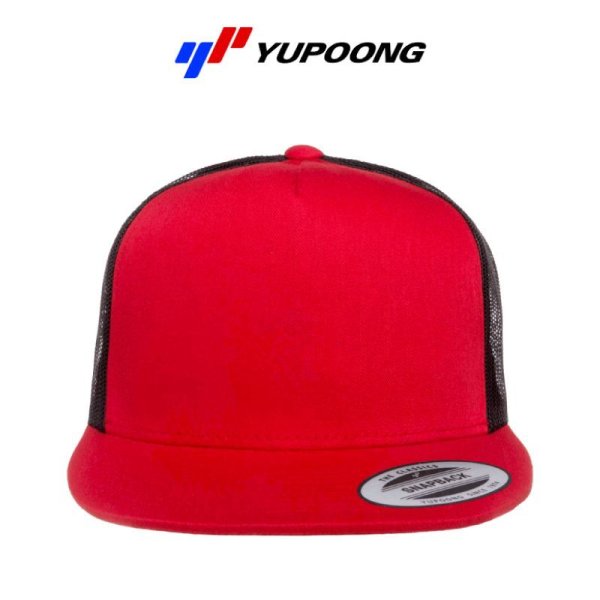 画像2: 【YUPOONG】ユーポン|5パネルクラシックトラッカーキャップ(2トーン) (2)