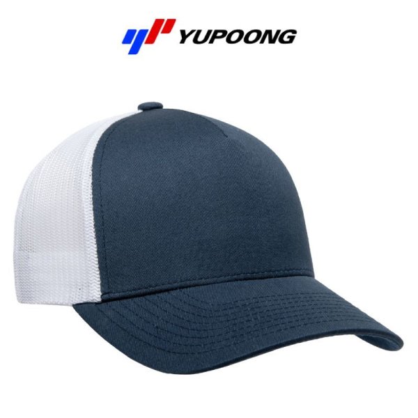 画像5: 【YUPOONG】ユーポン|5パネル レトロトラッカーキャップ(2トーン) (5)