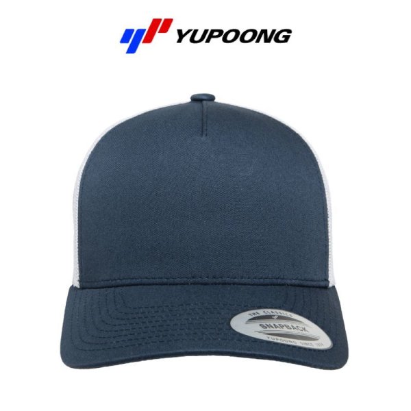 画像2: 【YUPOONG】ユーポン|5パネル レトロトラッカーキャップ(2トーン) (2)