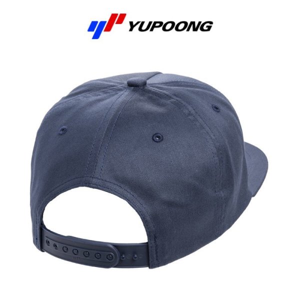 画像4: 【YUPOONG】ユーポン|5パネル 芯無しフラットバイザースナップバックキャップ (4)