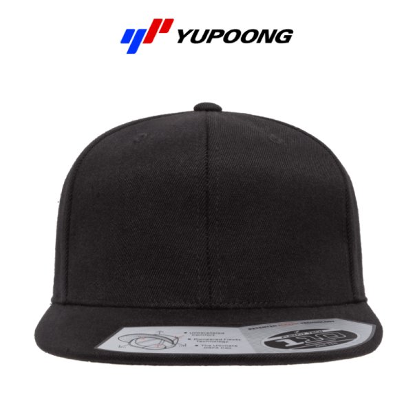 画像2: 【YUPOONG】ユーポン|6パネル ワンテン スナップバックキャップ(ソリッド) (2)