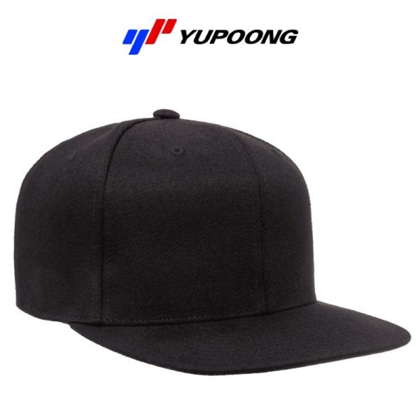画像5: 【YUPOONG】ユーポン|6パネル ワンテン スナップバックキャップ(ソリッド) (5)