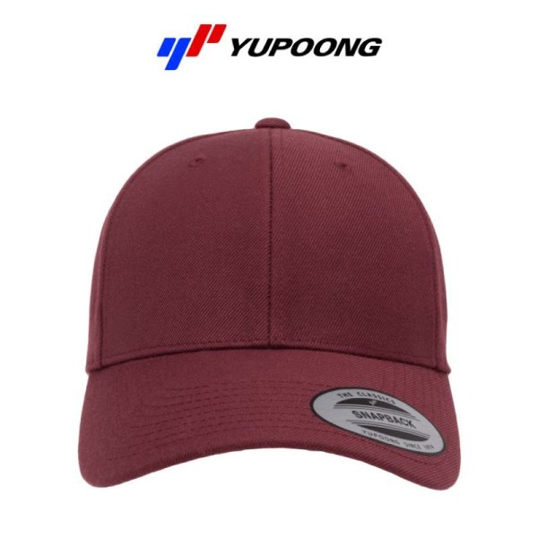 画像2: 【YUPOONG】ユーポン|6パネル プレミアム カーブバイザーキャップ  (2)